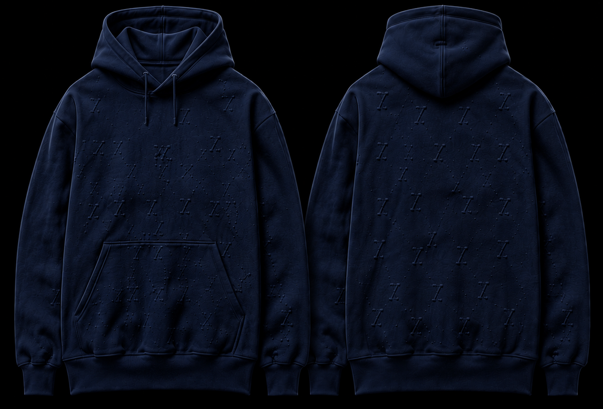 VANTA Core Hoodie — Navy Blue