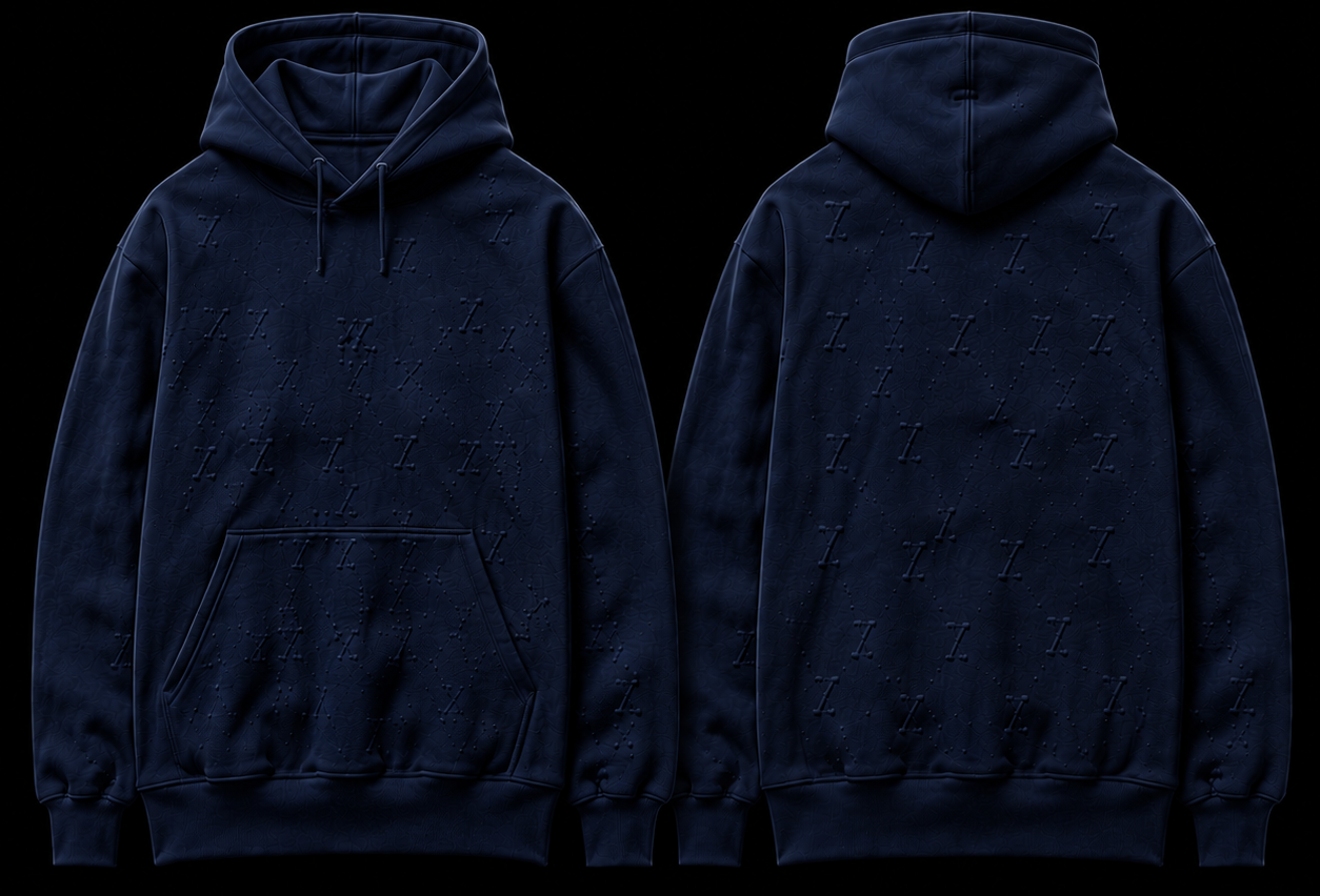 VANTA Core Hoodie — Navy Blue