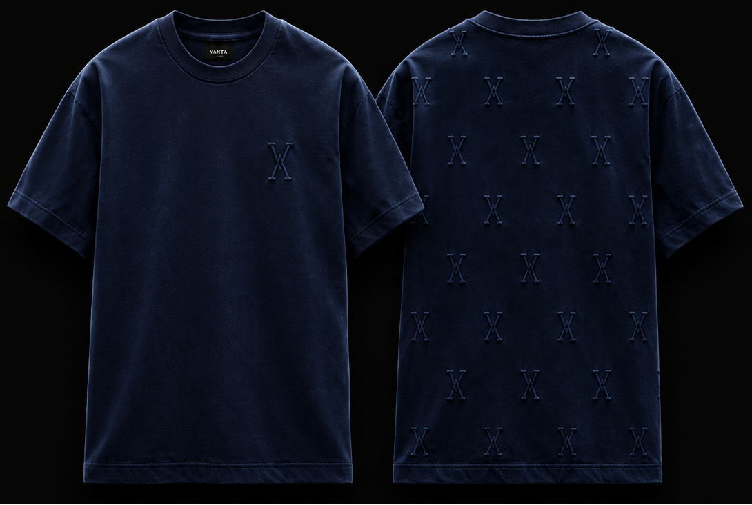 VANTA Core Tee — Navy Blue